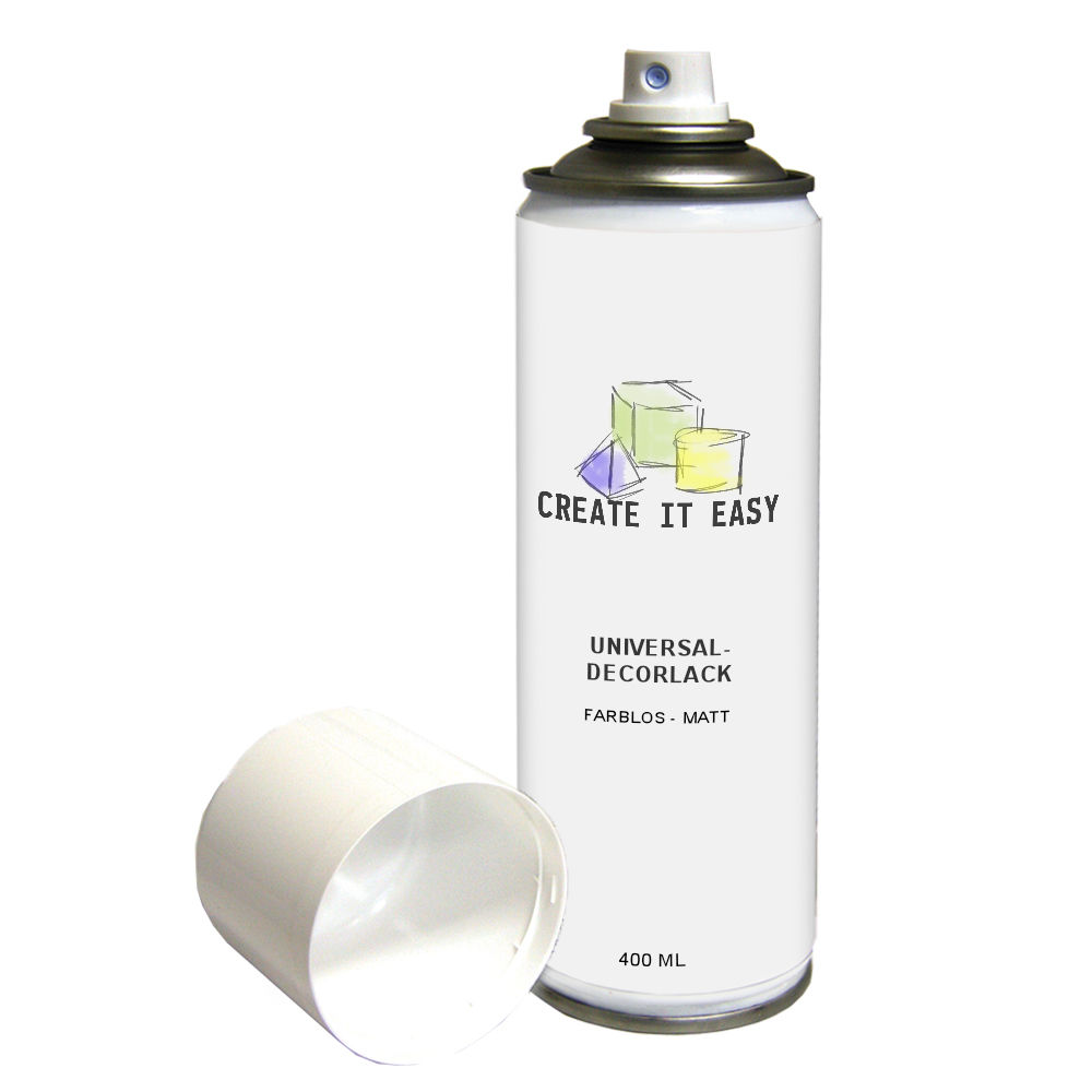 Create It Easy Universal-Decorlack-Spray Matt, 400 ml, schnelltrocknend