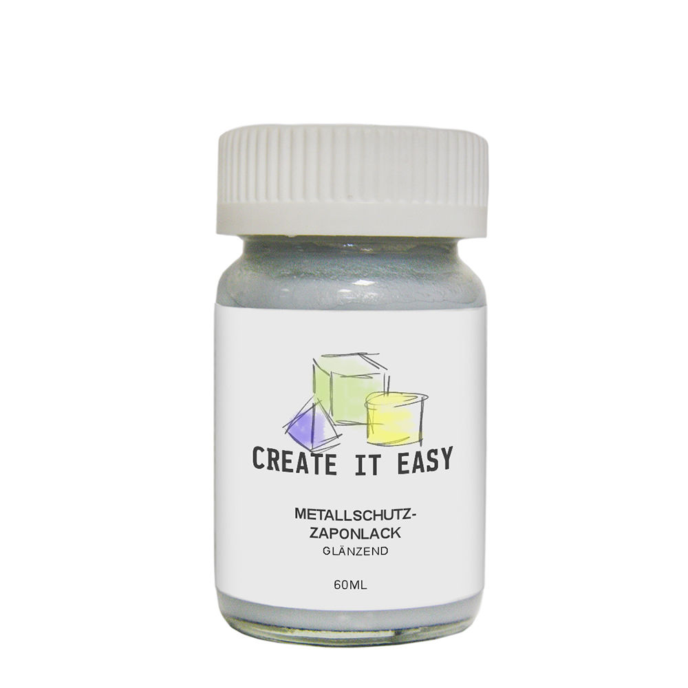 Create It Easy Metallschutzlack / Zaponlack 60ml glnzend (lsungsmittelhaltig)