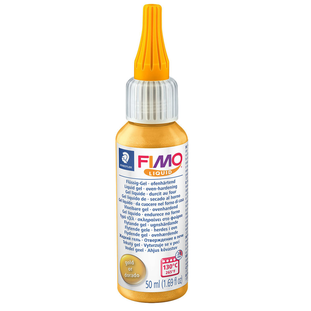 Fimo Liquid Deko-Gel / Modelliergel, 50ml, Gold
