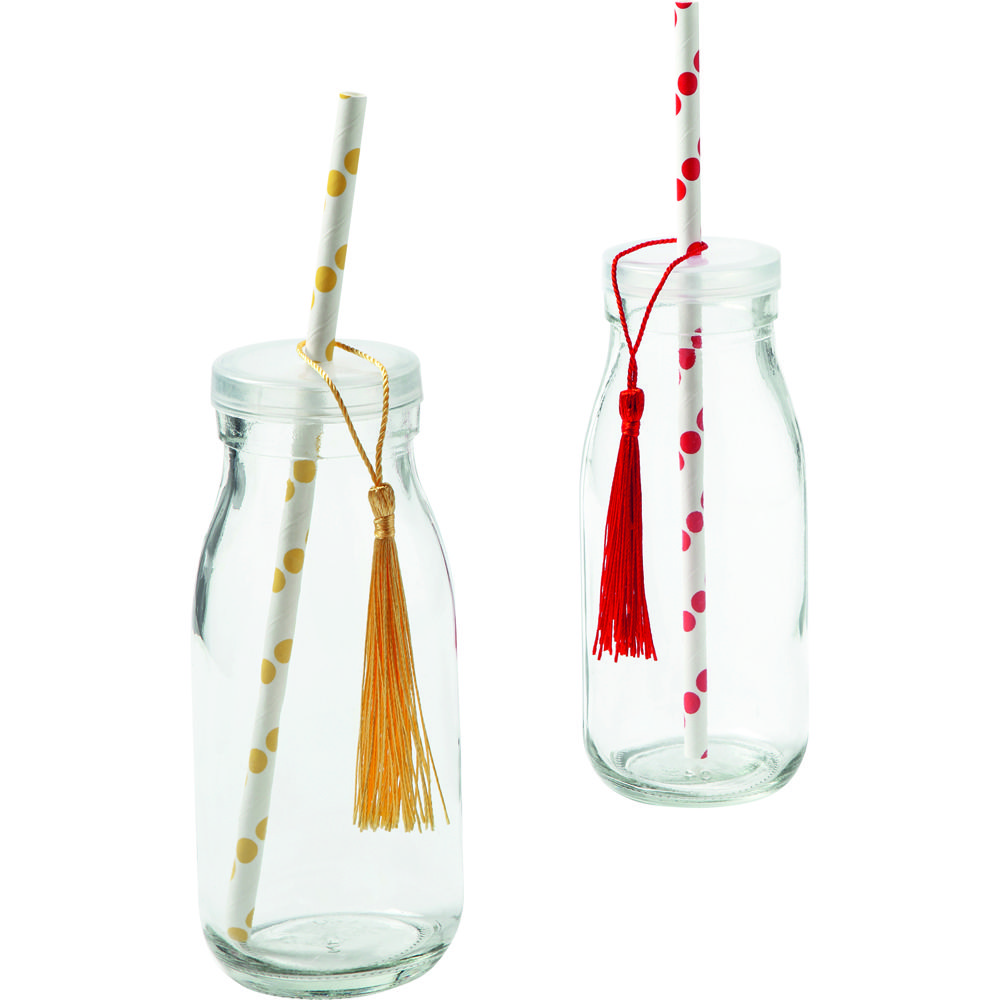 SALE Papierstrohhalme BOLD DOTS, 25 St�ck, 19,7 cm, � 6 mm Bild 2