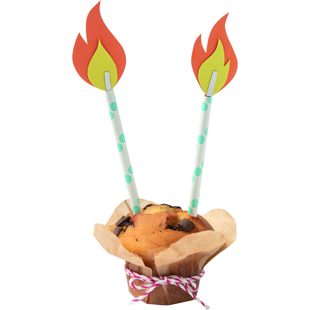 SALE Papierstrohhalme BOLD DOTS, 25 St�ck, 19,7 cm, � 6 mm Bild 3