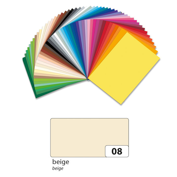 Fotokarton 300g/qm 50x70 cm, Beige, 1 Bogen