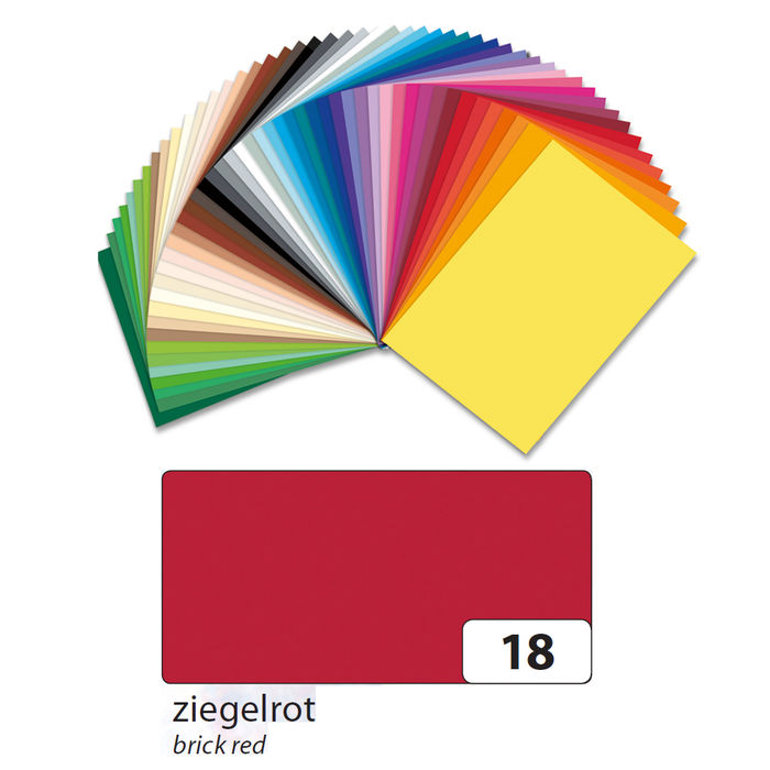 Fotokarton, 50 Bogen, 300 g/qm, DIN A4, Ziegelrot