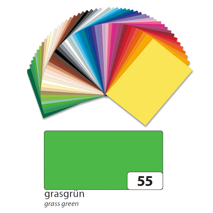 Fotokarton, 50 Bogen, 300 g/qm, DIN A4, Grasgrn