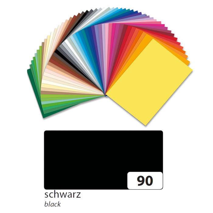 Fotokarton SPARPACK 4, 100 Bogen, 50x70 cm schwarz