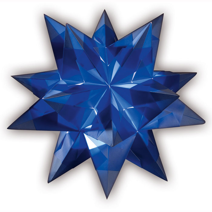 Bascetta-Stern Bastelset, 15x15cm, Blau Bild 2