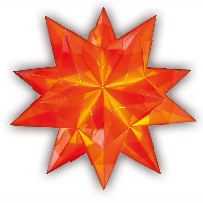Bascetta-Stern Bastelset, 15x15cm, Orange Bild 2
