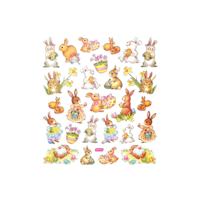 Hobby-Design Sticker Hasen