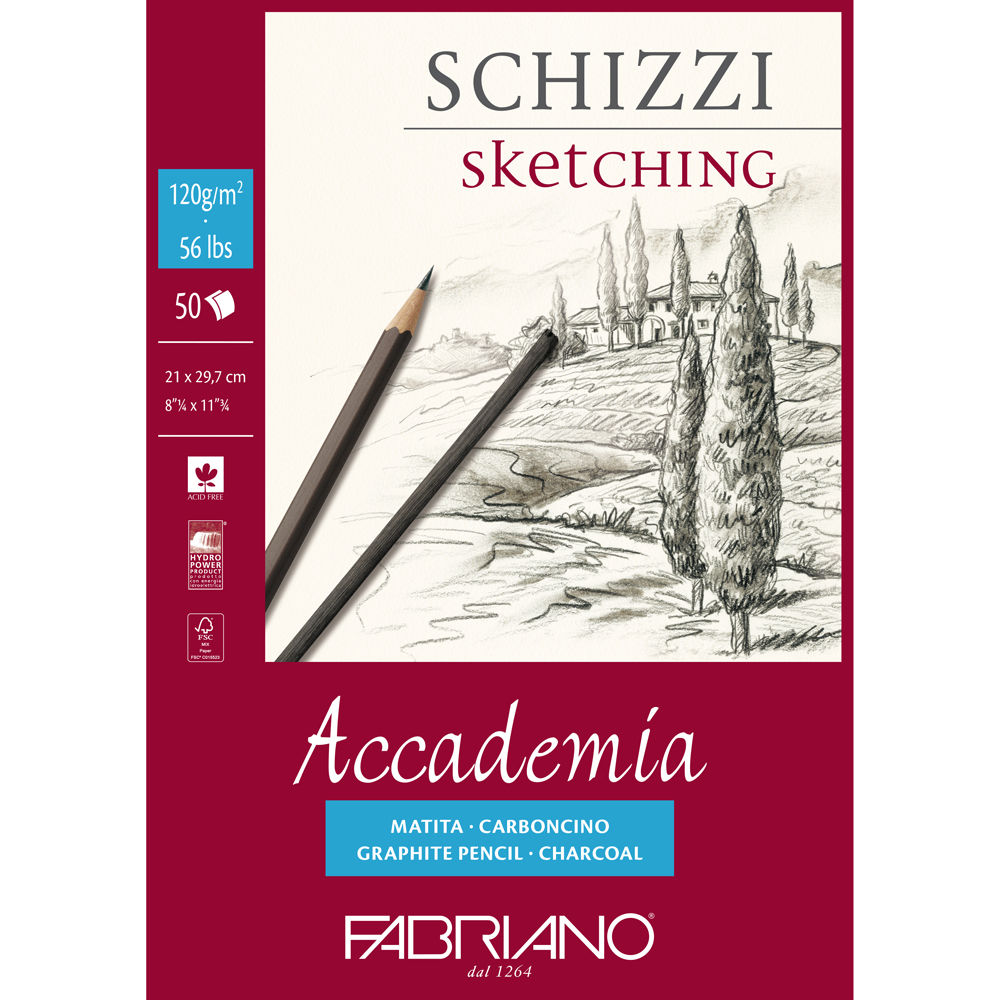 Fabriano Accademia Schizzi Block, A5, 50 Blatt