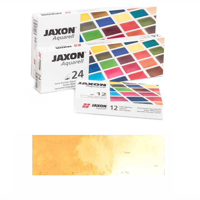 Jaxon Aquarellfarbe, 1/2 Napf, Jaune brillant