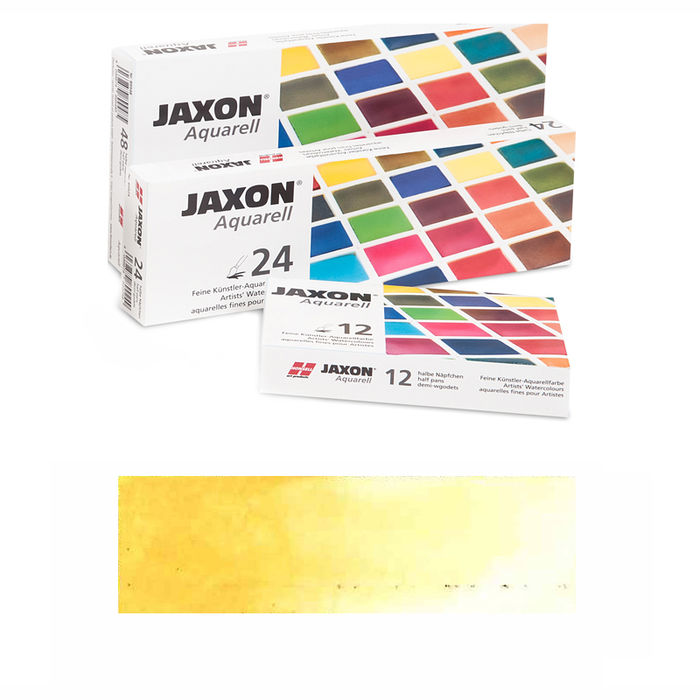 Jaxon Aquarellfarbe, 1/2 Napf, Neapelgelb