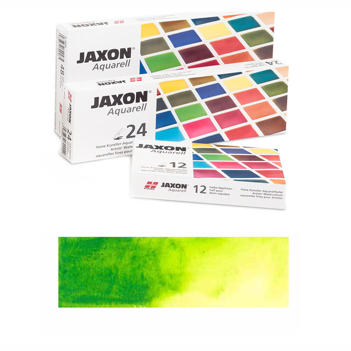 Jaxon Aquarellfarbe 1/2 Napf, Saftgrn