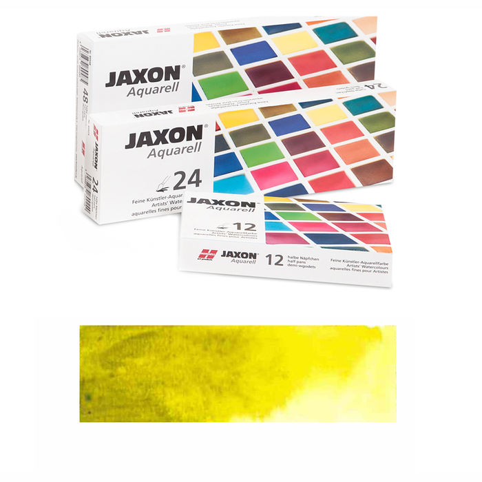 Jaxon Aquarellfarbe 1/2 Napf, Grngelb