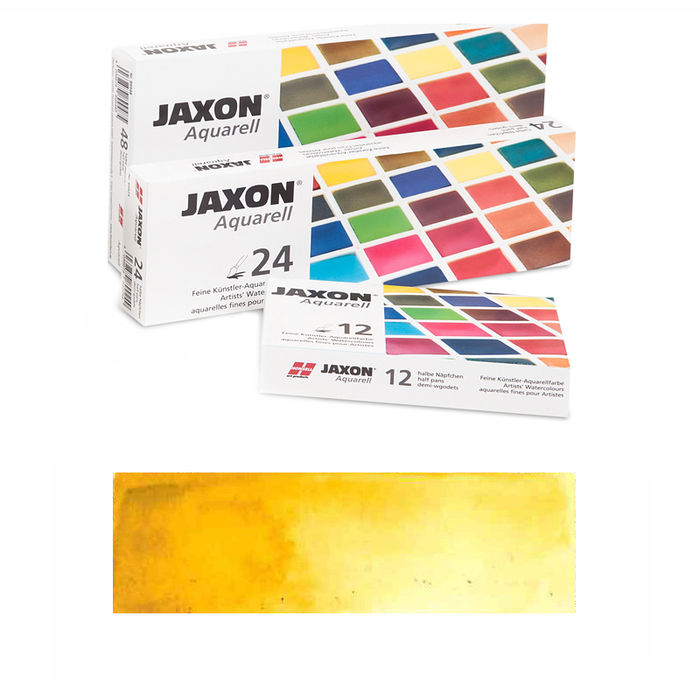 Jaxon Aquarellfarbe 1/2 Napf, Gelber Ocker