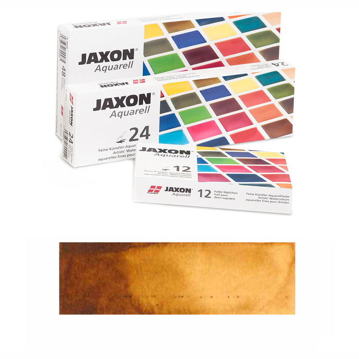 Jaxon Aquarellfarbe 1/2 Napf, Umbra Natur