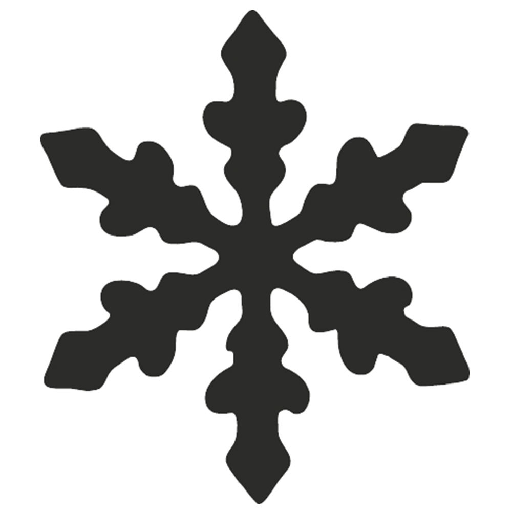 Motivstanzer Eiskristall, ca.1,7cm