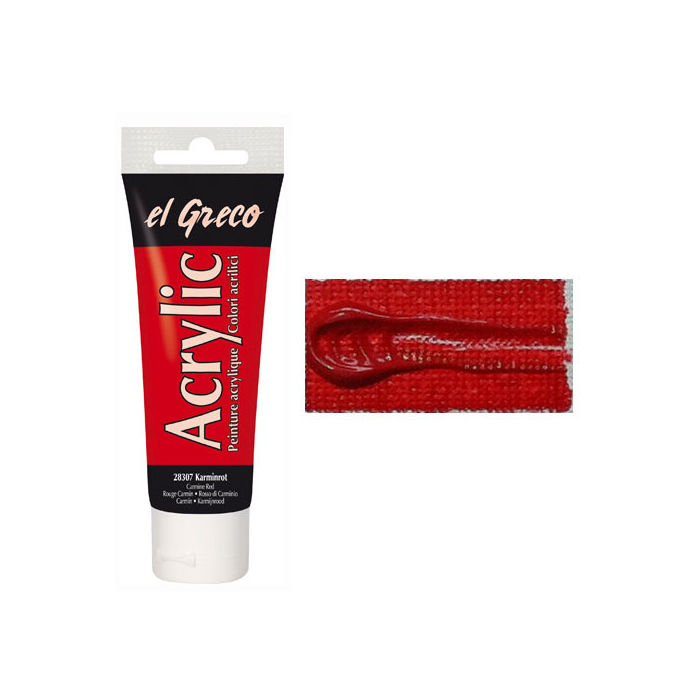 Kreul EL GRECO Acrylfarbe Karminrot 75 ml
