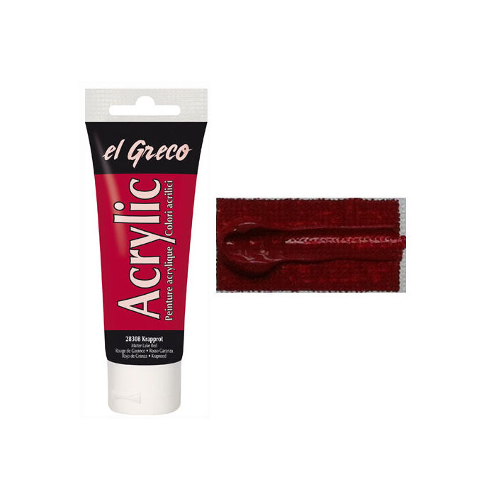 Kreul EL GRECO Acrylfarbe Krapprot 75 ml