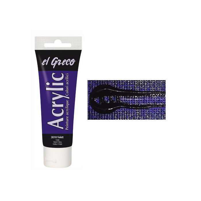 Kreul EL GRECO Acrylfarbe Violett 75 ml