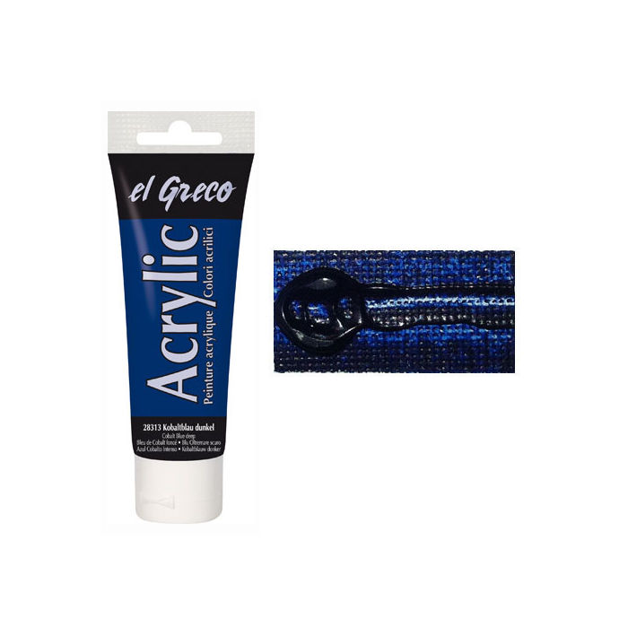 Kreul EL GRECO Acrylfarbe Kobaltblau dunkel 75 ml