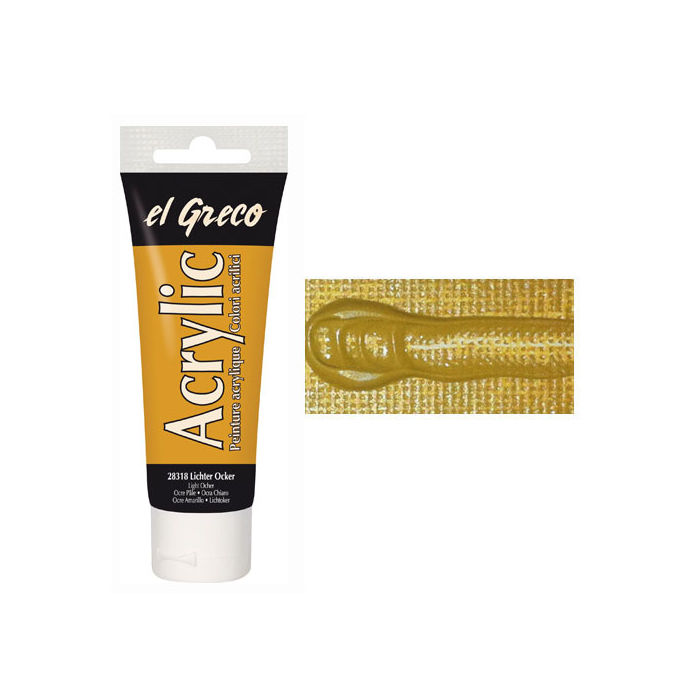 Kreul EL GRECO Acrylfarbe Lichter Ocker 75 ml