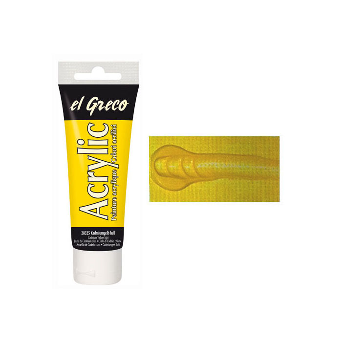 Kreul EL GRECO Acrylfarbe Kadmiumgelb hell 75 ml