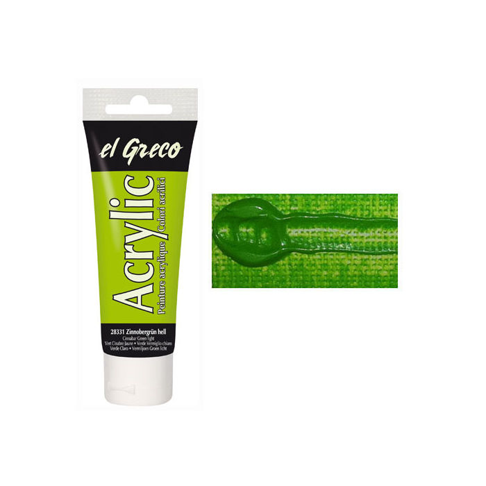Kreul EL GRECO Acrylfarbe Zinnobergrn hell 75 ml
