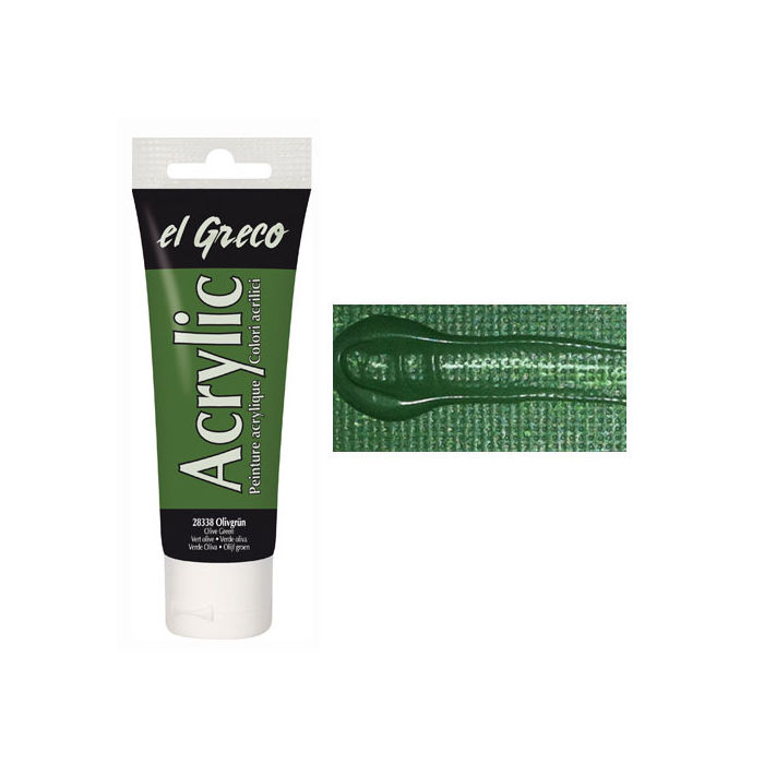 Kreul EL GRECO Acrylfarbe Olivgrn 75 ml