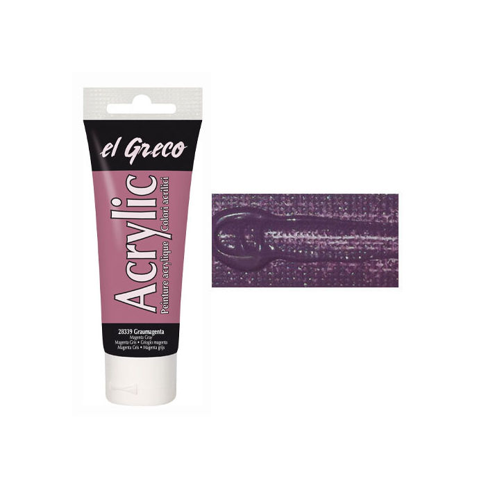 Kreul EL GRECO Acrylfarbe Graumagenta 75 ml
