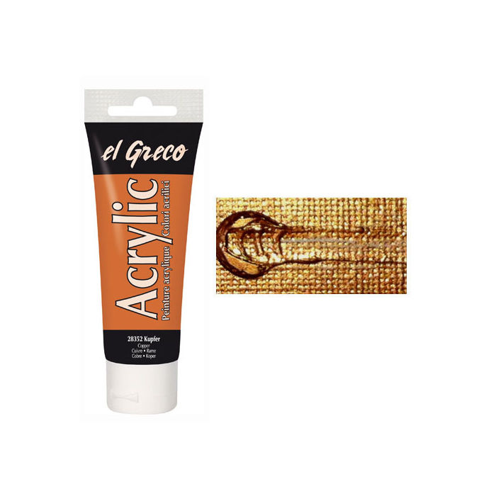 Kreul EL GRECO Acrylfarbe Kupfer 75 ml