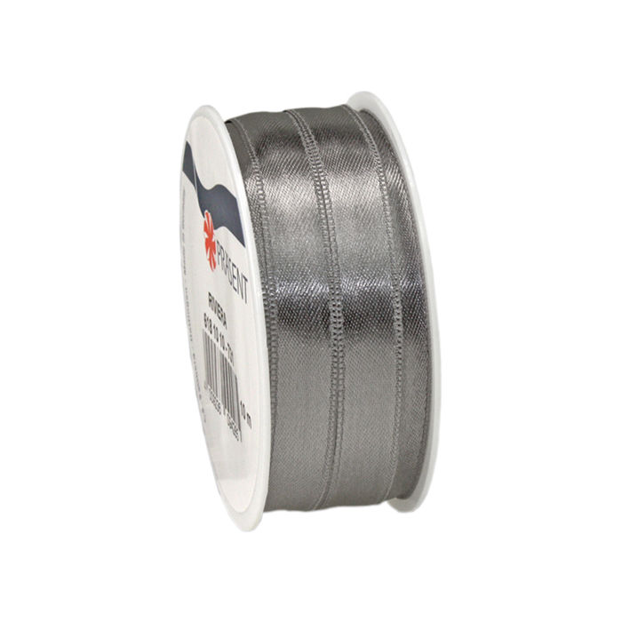 SALE Satinband / Geschenkband, Breite 10mm, Lnge 10m, Schiefer