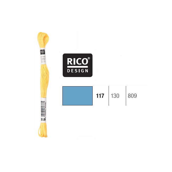 Sticktwist, 8 Meter, Farbe: Knigsblau 117