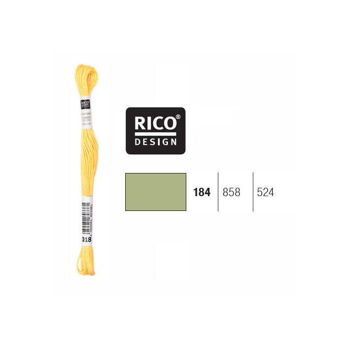 Sticktwist, 8 Meter, Farbe: Kahki 184