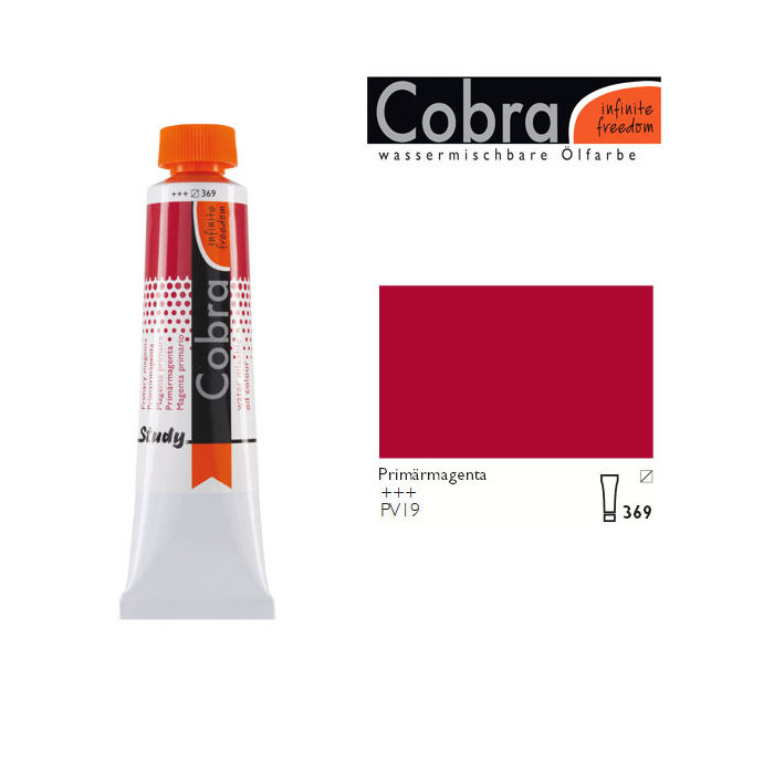 SALE Cobra Study Ölfarbe, 40ml, Primärmagenta