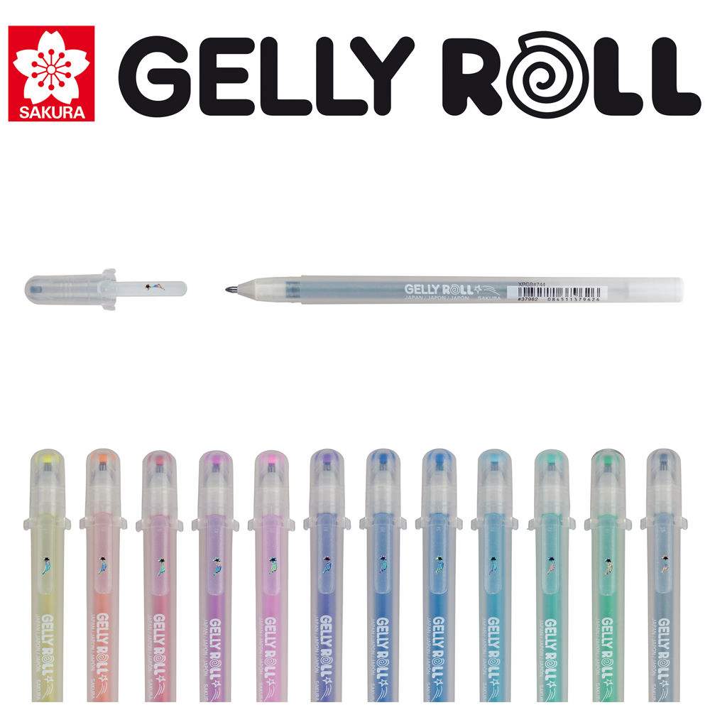 SALE Gelstift Sakura / Gelly Roll Stardust, Glitter Silber