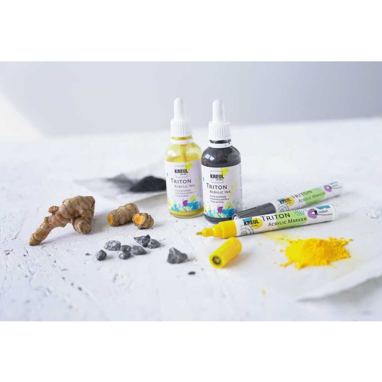 NEU KREUL Triton Acrylic Ink Curcuma, 50 ml Bild 5