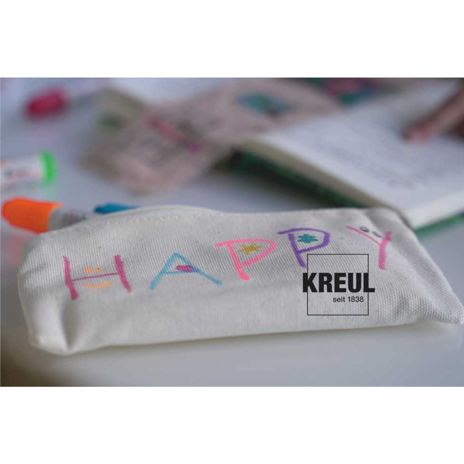NEU Kreul Textil Marker / Stoffmalstifte Junior Set Color Your Case Bild 3