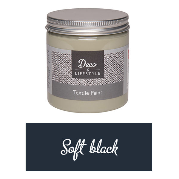 SALE Havo Deco Textilmalfarbe, 230ml, Soft Black