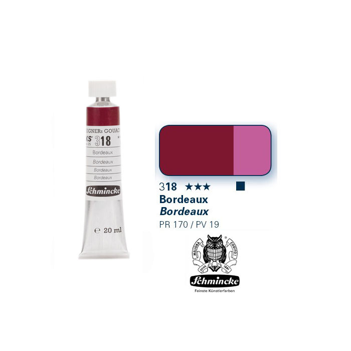 HKS Designers Gouache, Bordeaux, 20 ml