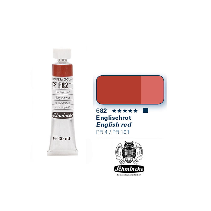 HKS Designers Gouache, Englischrot, 20 ml