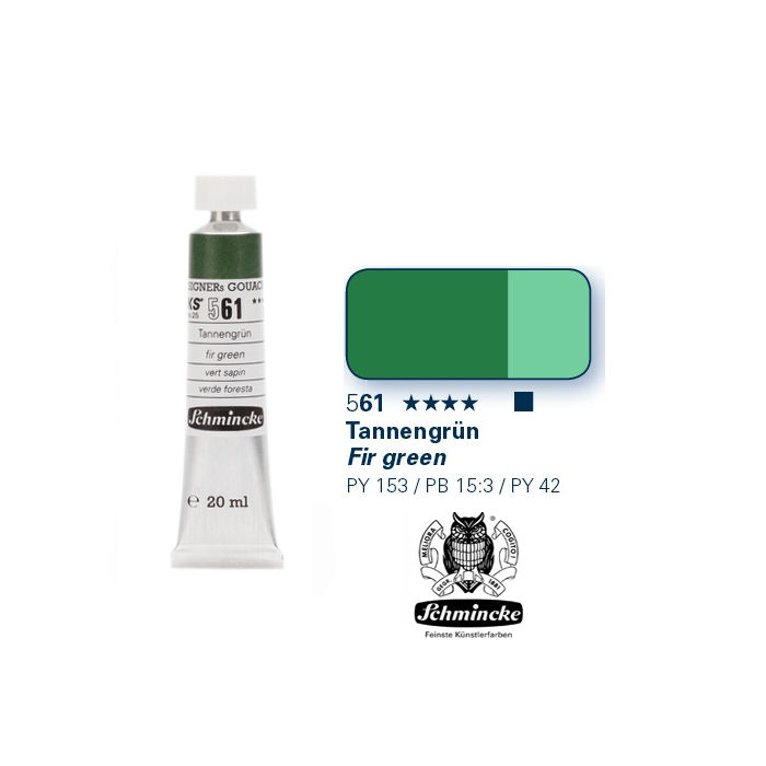 HKS Designers Gouache, Tannengrn, 20 ml