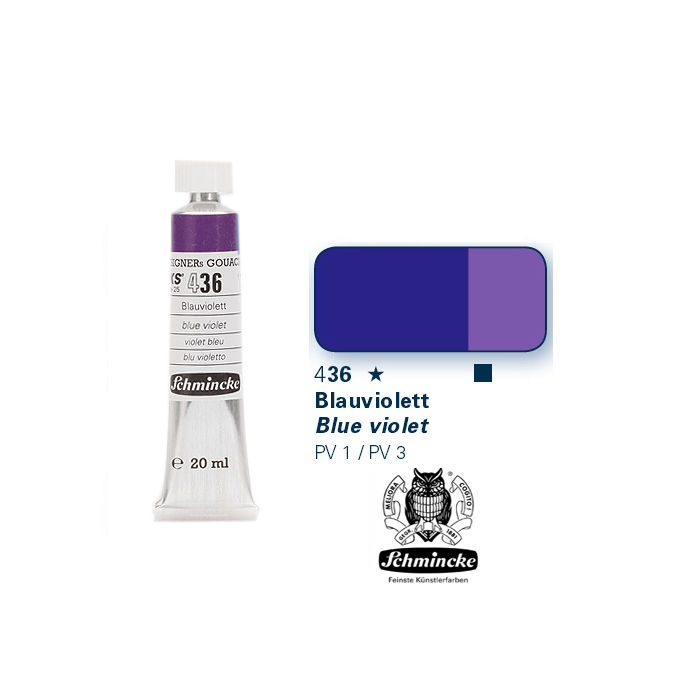 HKS Designers Gouache, Blauviolett, 20 ml