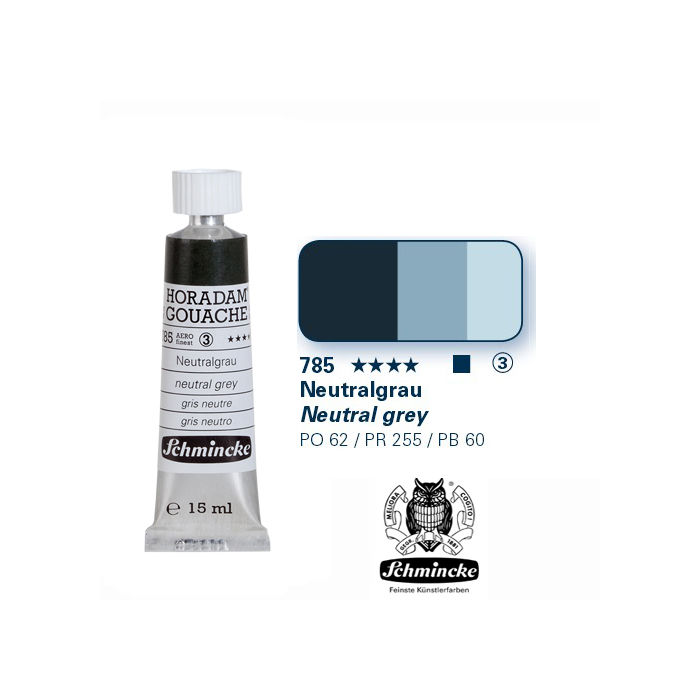 HORADAM GOUACHE, Neutralgrau, 15 ml