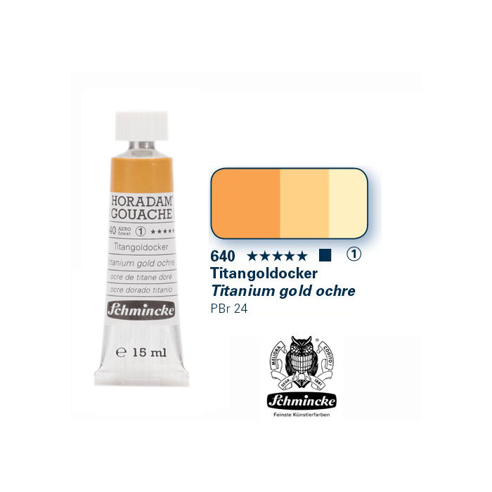 HORADAM GOUACHE, Titangoldocker, 15 ml