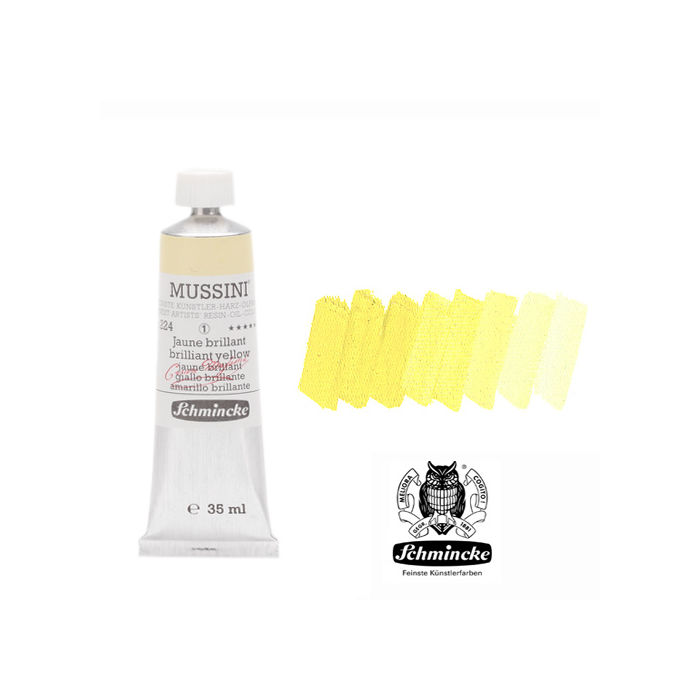 MUSSINI Knstler-lfarbe, Jaune brillant, 35 ml