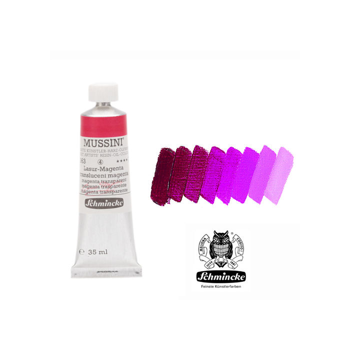 MUSSINI Knstler-lfarbe, Lasur-Magenta, 35 ml