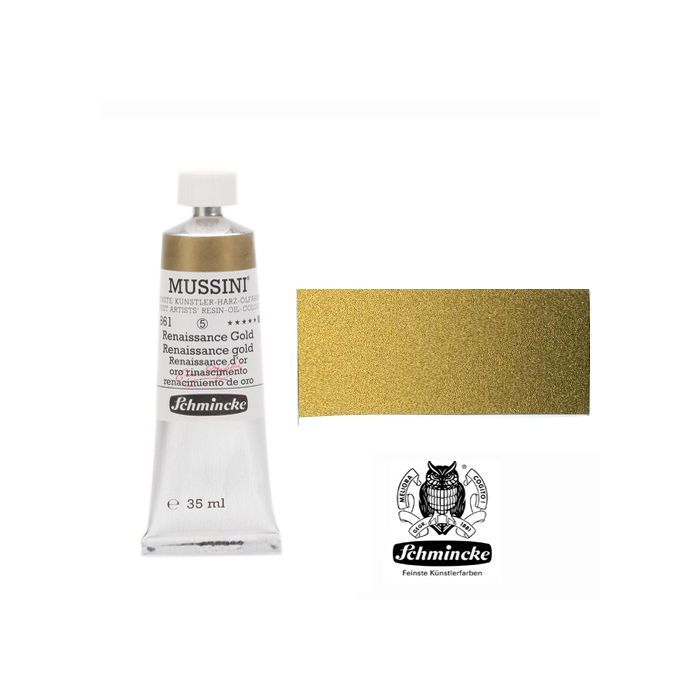 MUSSINI Knstler-lfarbe, Renaissance Gold, 35 ml