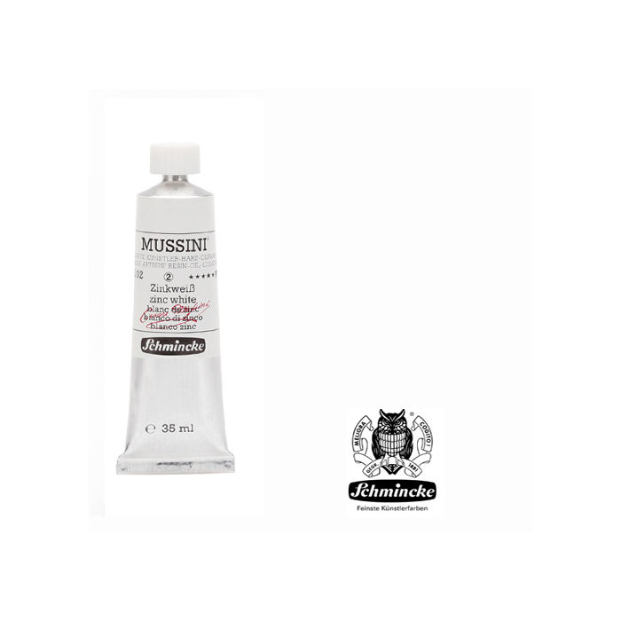 MUSSINI Knstler-lfarbe, Zinkwei, 35 ml