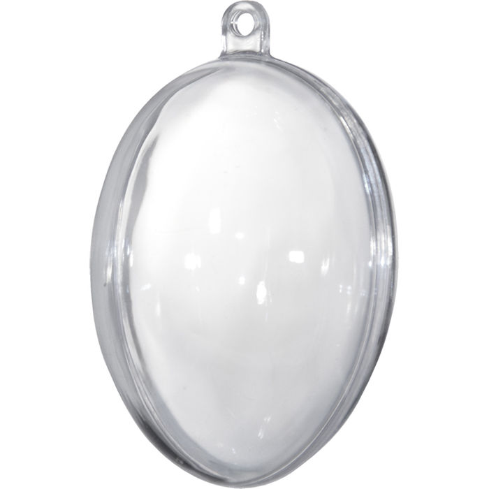 SALE Kunststoff/ Plastik Eier, 10 cm, 1 Stck