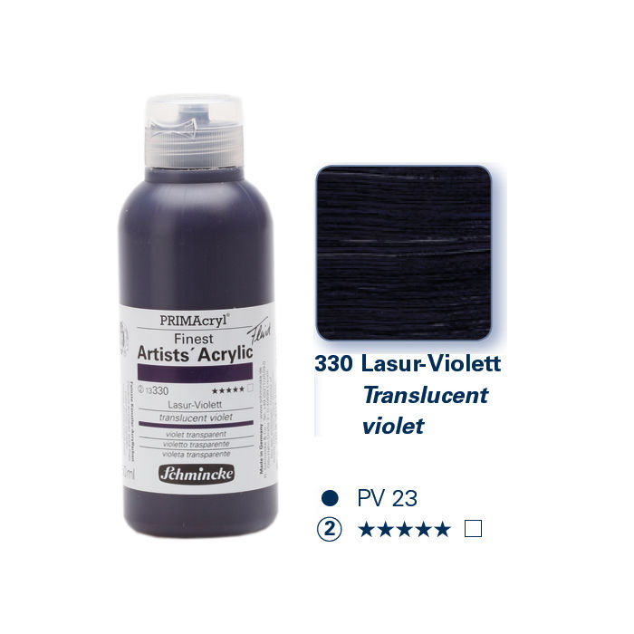 PRIMAcryl Finest Acrylic, Lasur-Violett, 250ml